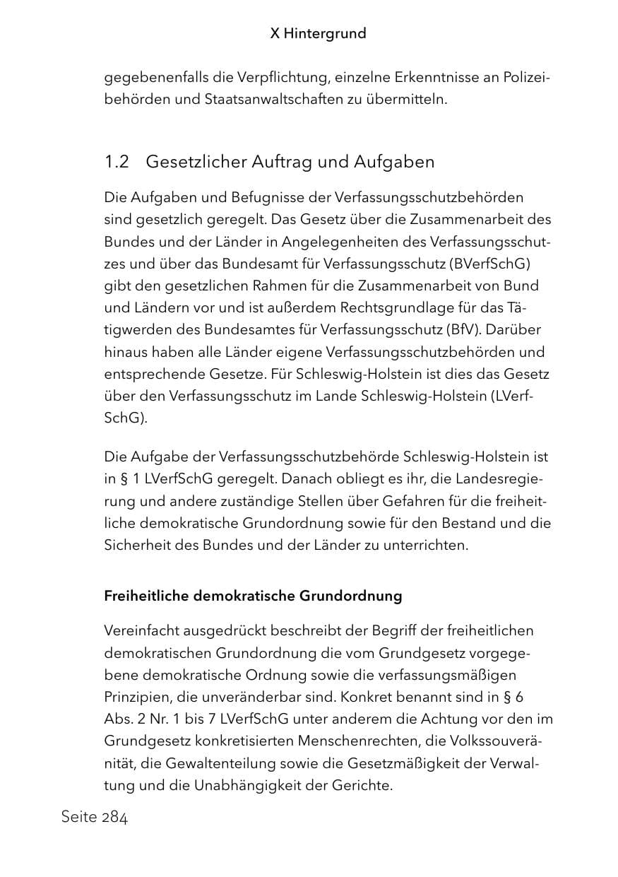 Seite 308 des Verfassungsschutzbericht 2023 Schleswig-Holstein