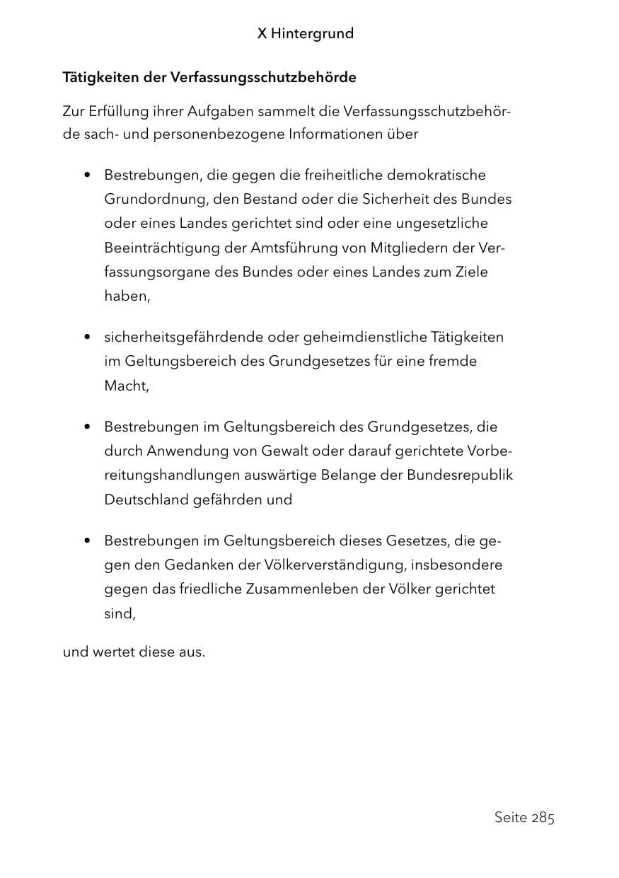Seite 309 des Verfassungsschutzbericht 2023 Schleswig-Holstein