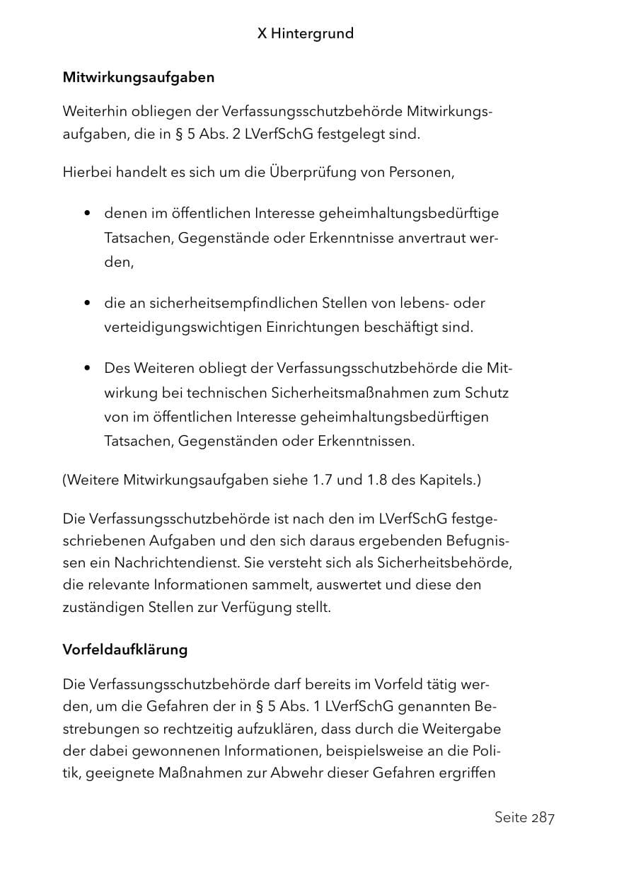 Seite 311 des Verfassungsschutzbericht 2023 Schleswig-Holstein