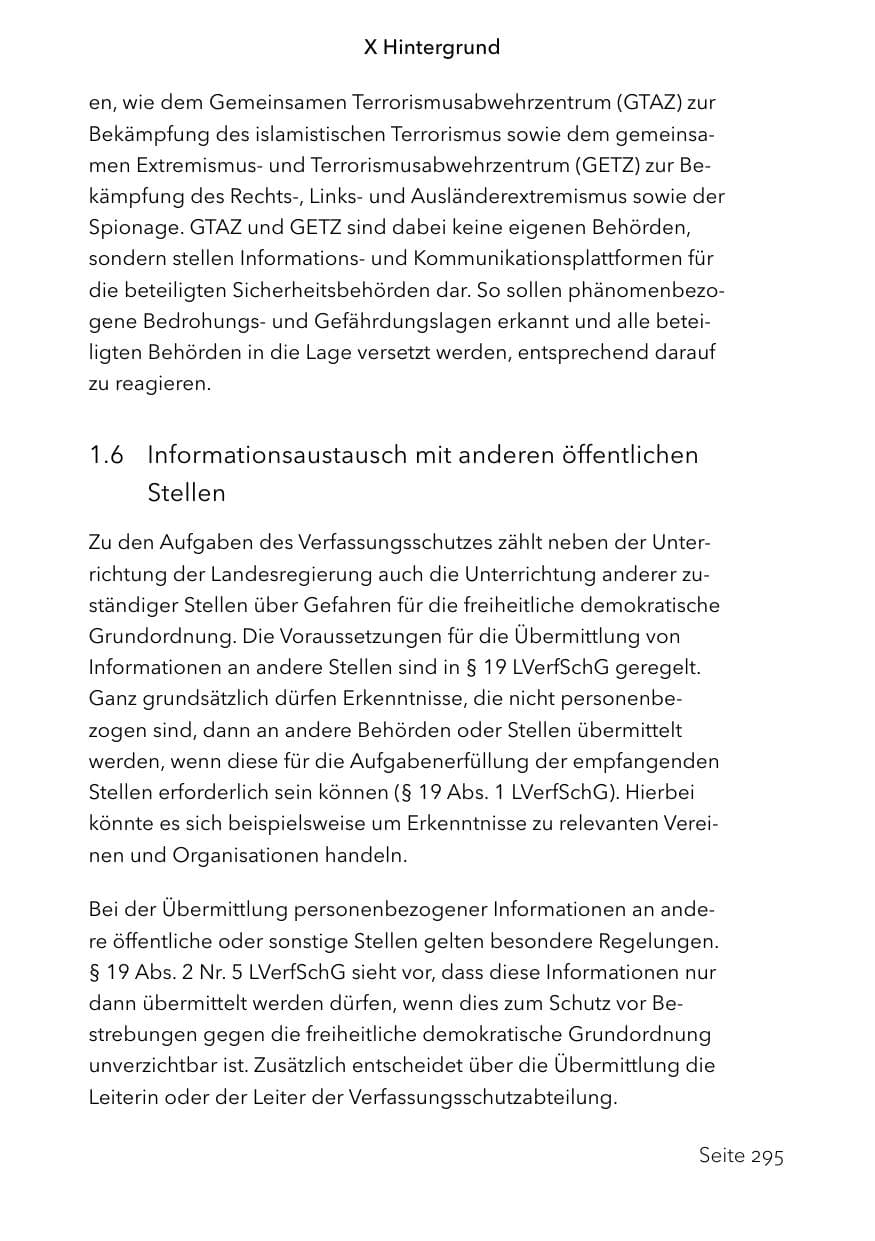 Seite 319 des Verfassungsschutzbericht 2023 Schleswig-Holstein
