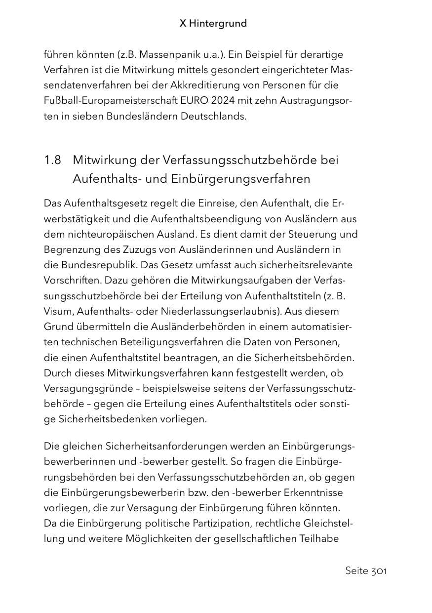 Seite 325 des Verfassungsschutzbericht 2023 Schleswig-Holstein