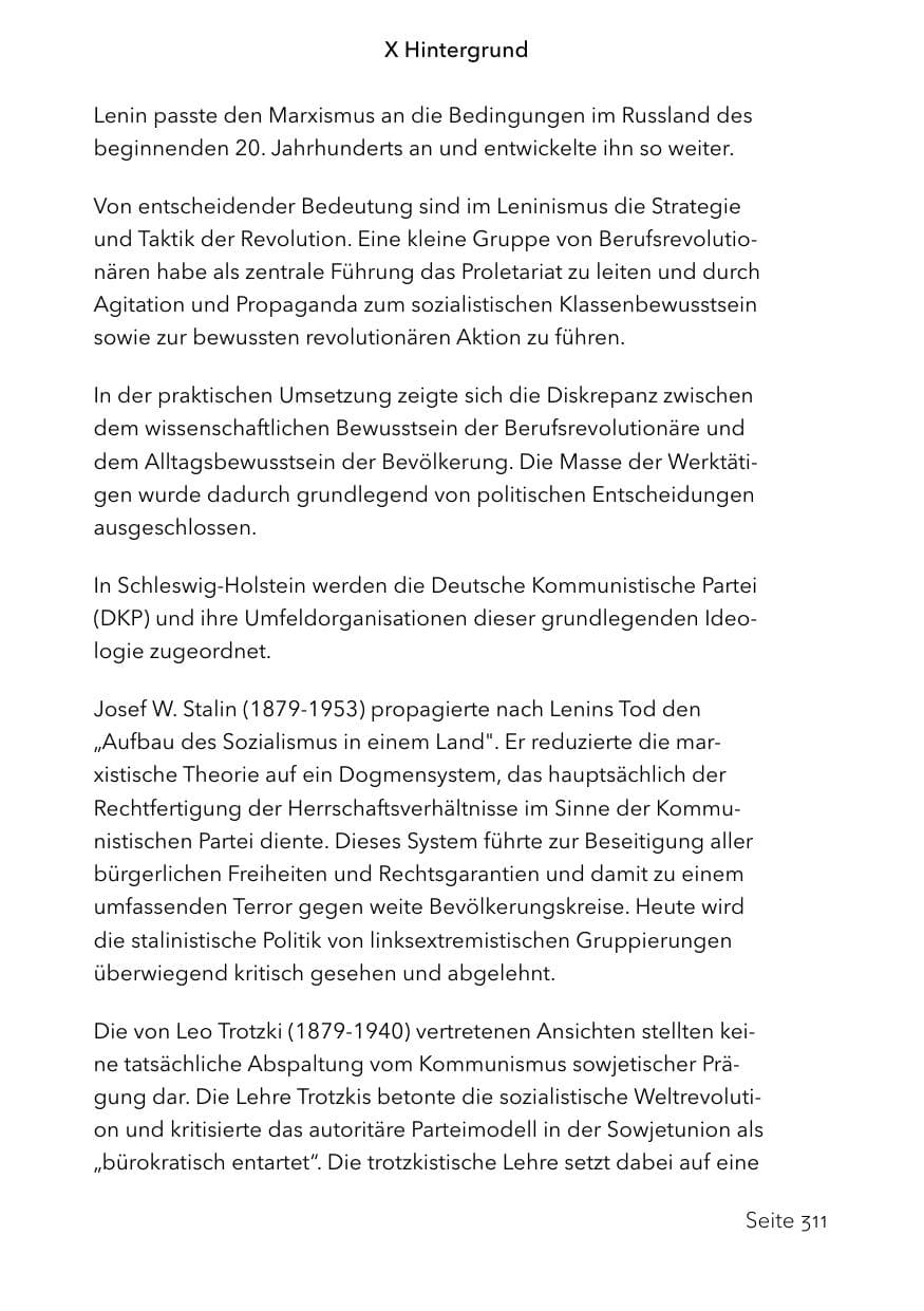 Seite 335 des Verfassungsschutzbericht 2023 Schleswig-Holstein