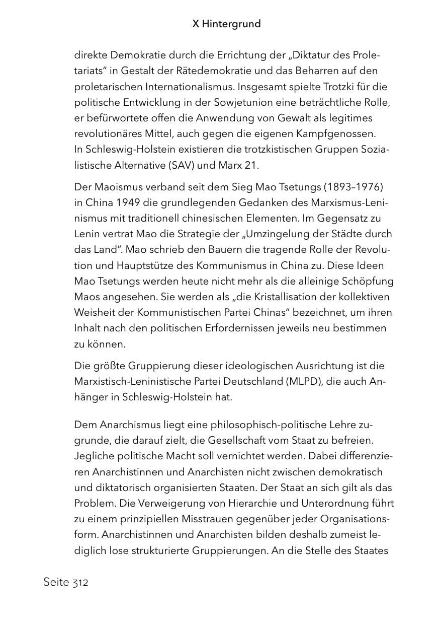 Seite 336 des Verfassungsschutzbericht 2023 Schleswig-Holstein