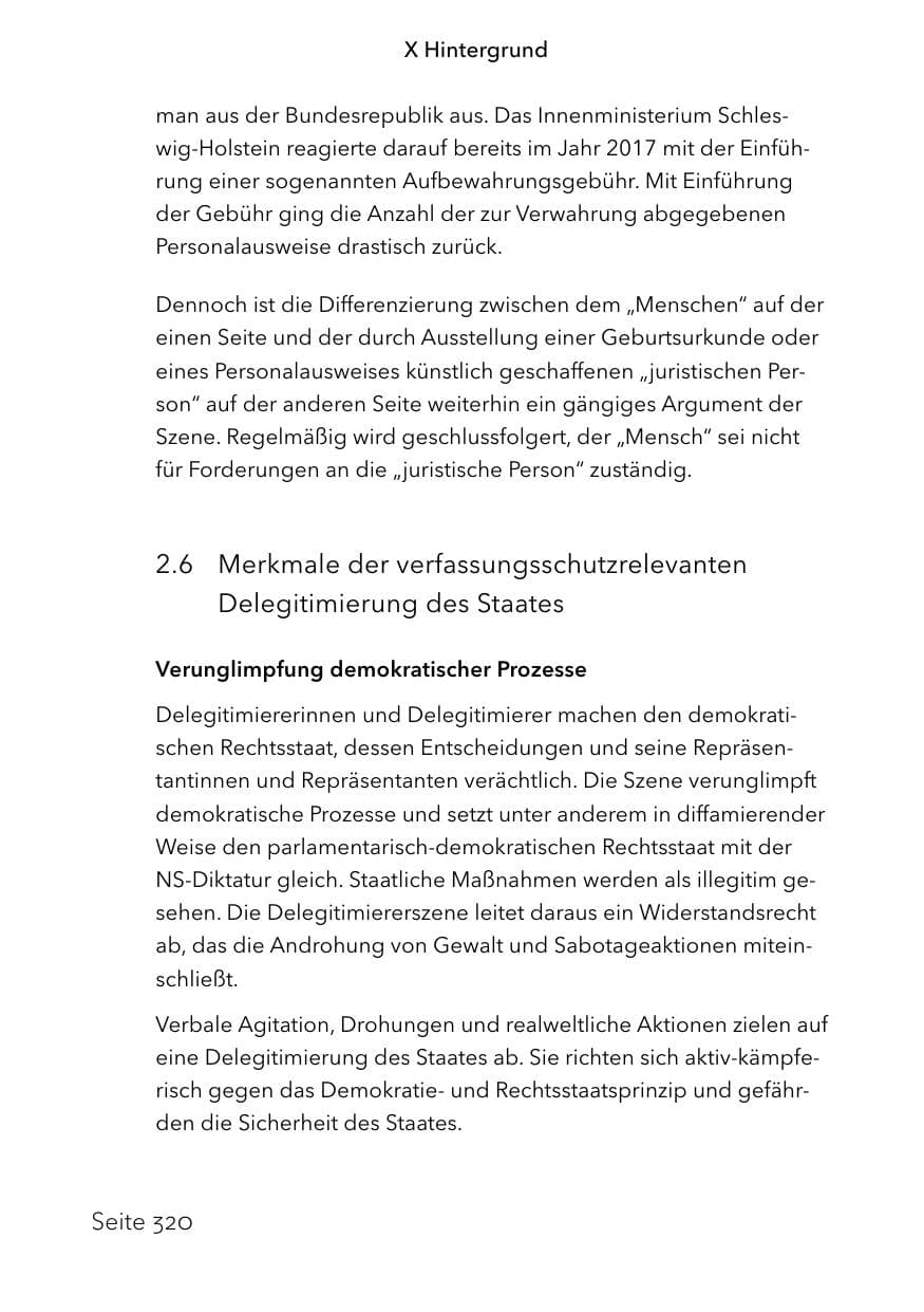 Seite 344 des Verfassungsschutzbericht 2023 Schleswig-Holstein