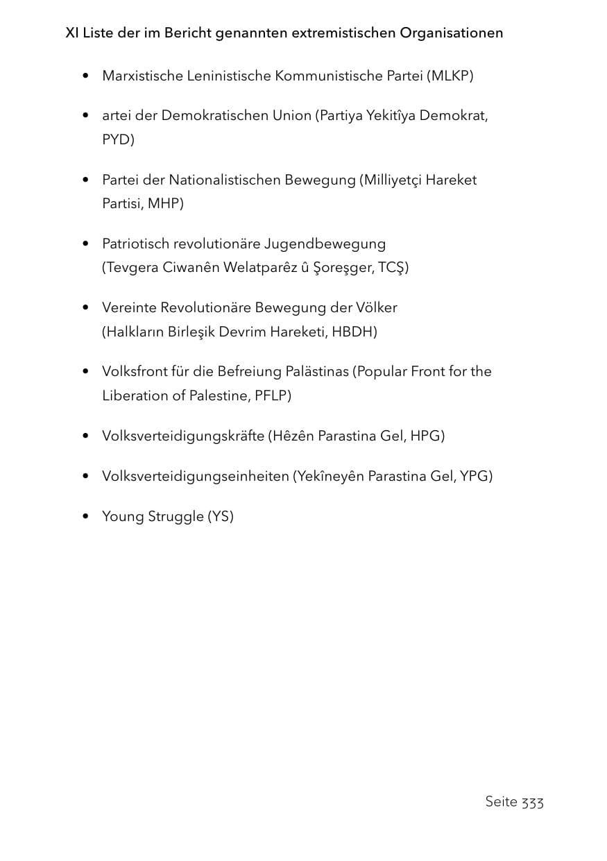 Seite 357 des Verfassungsschutzbericht 2023 Schleswig-Holstein