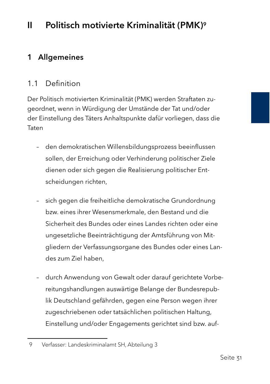 Seite 55 des Verfassungsschutzbericht 2023 Schleswig-Holstein