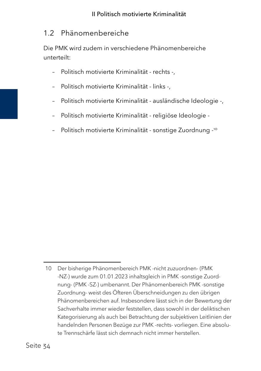 Seite 58 des Verfassungsschutzbericht 2023 Schleswig-Holstein