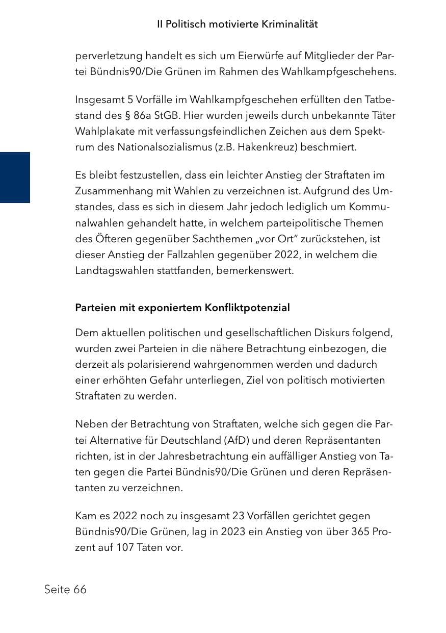 Seite 90 des Verfassungsschutzbericht 2023 Schleswig-Holstein