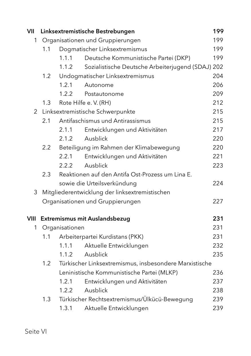 Seite 10 des Verfassungsschutzbericht 2023 Schleswig-Holstein