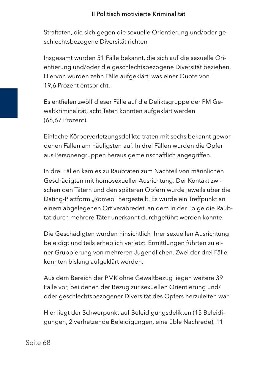 Seite 92 des Verfassungsschutzbericht 2023 Schleswig-Holstein