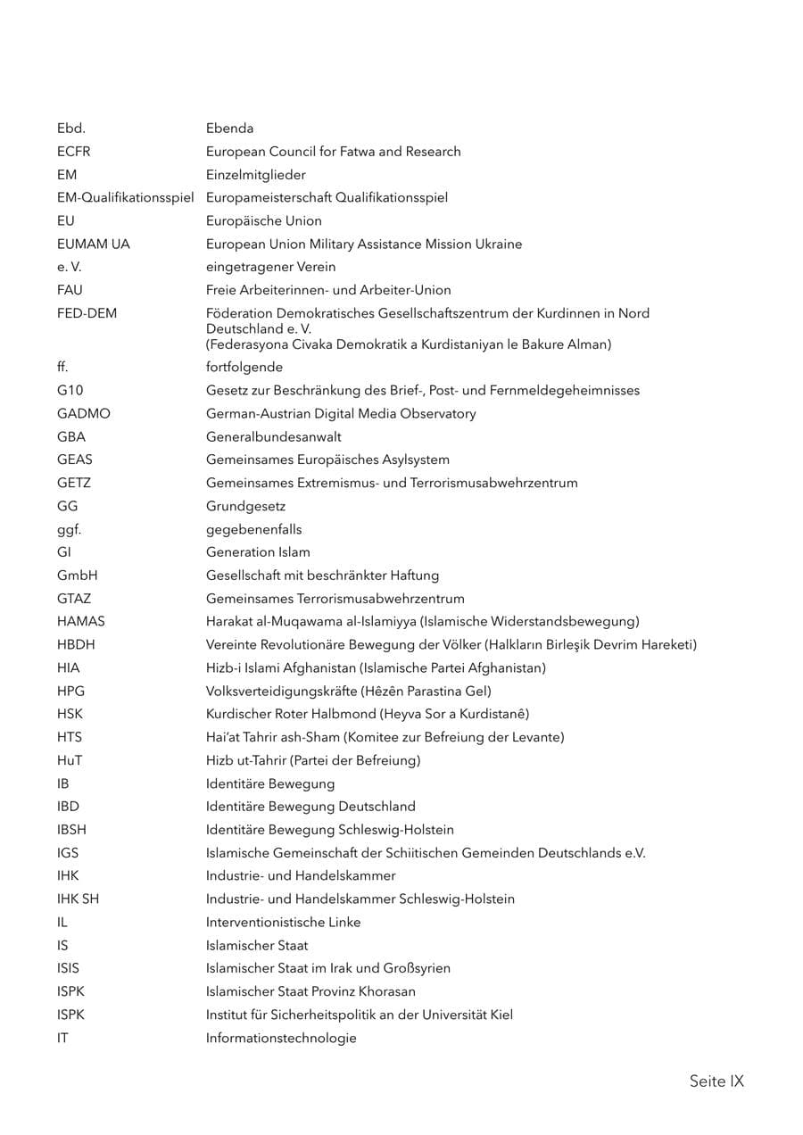 Seite 11 des Verfassungsschutzbericht 2024 Schleswig-Holstein