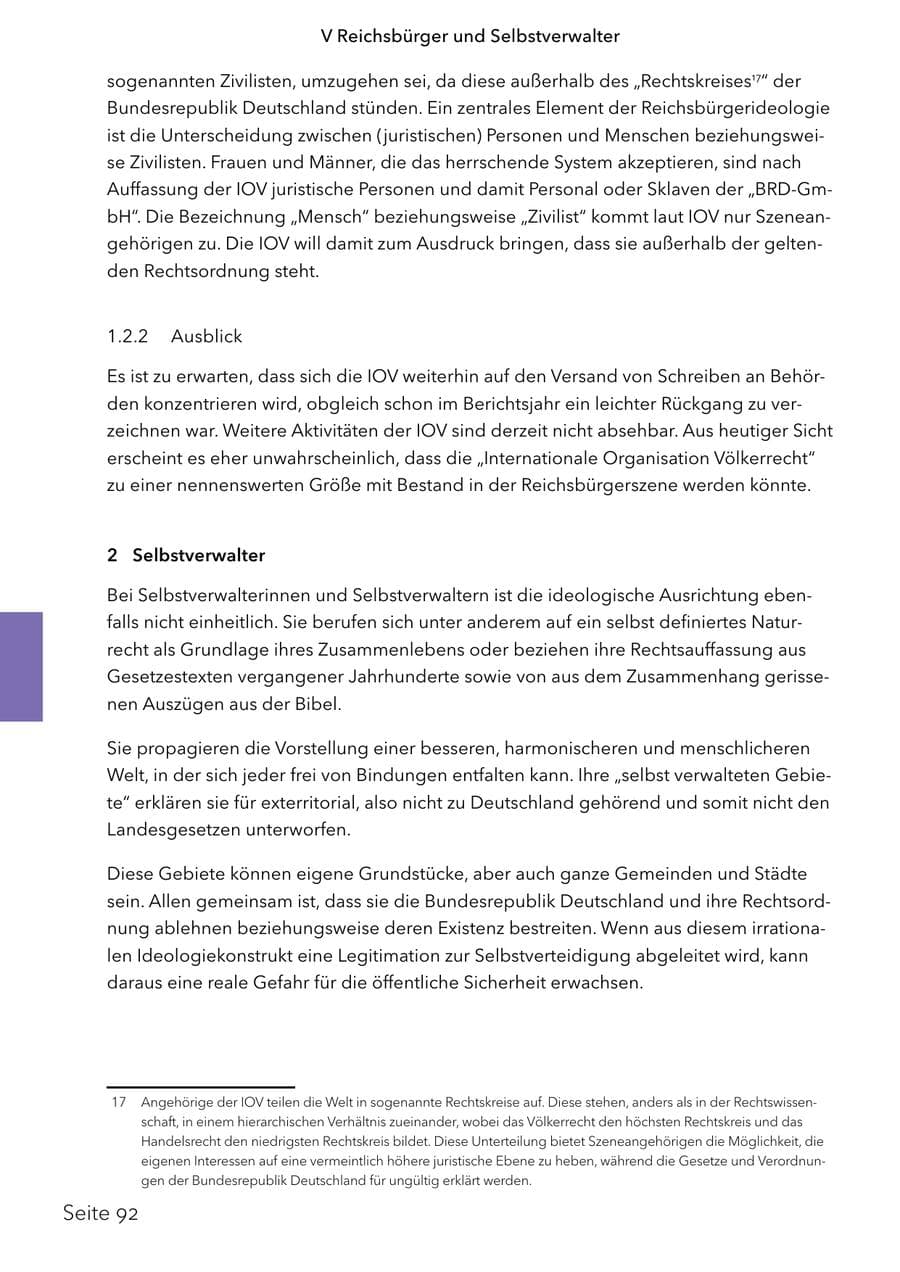 Seite 109 des Verfassungsschutzbericht 2024 Schleswig-Holstein