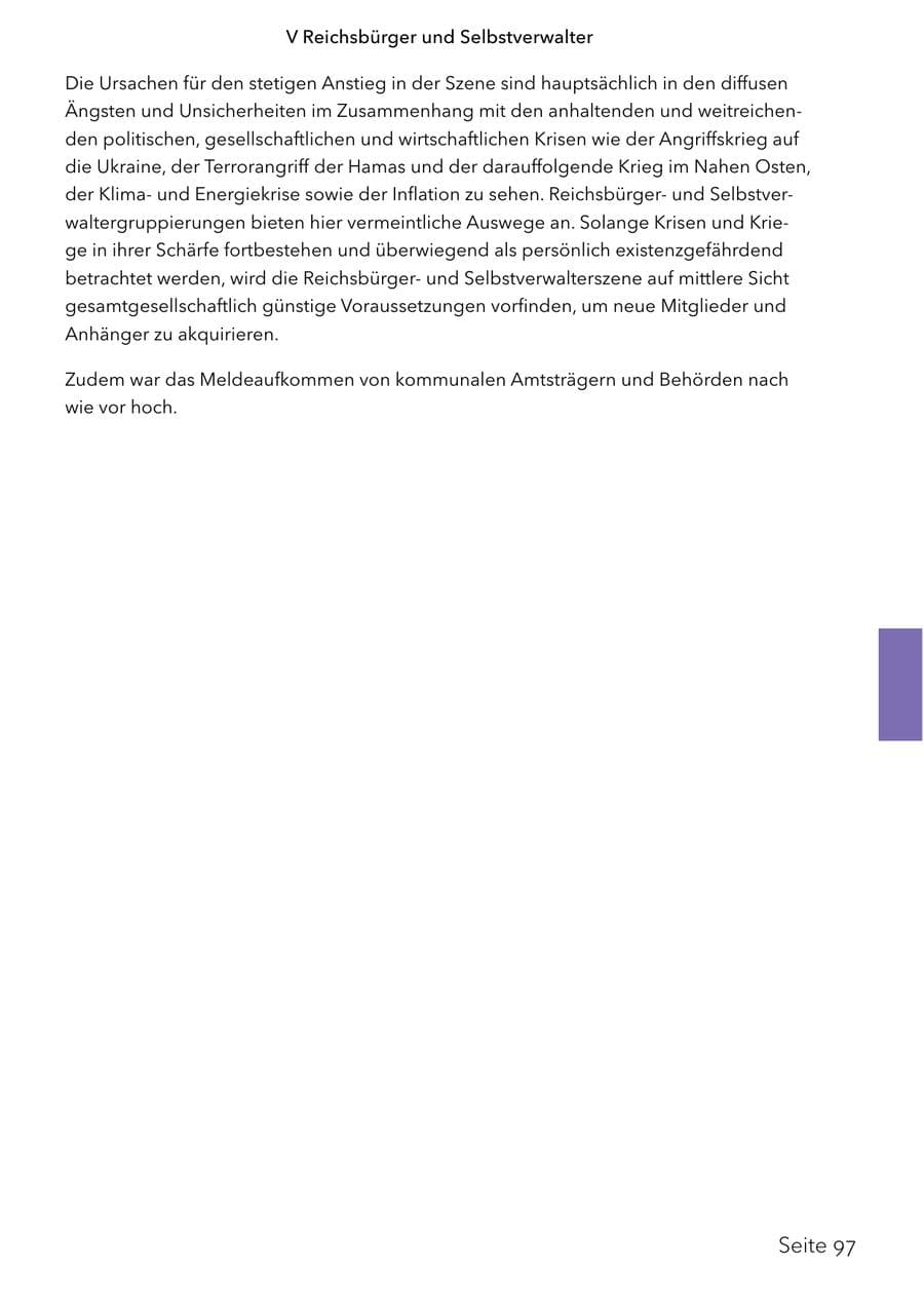 Seite 114 des Verfassungsschutzbericht 2024 Schleswig-Holstein