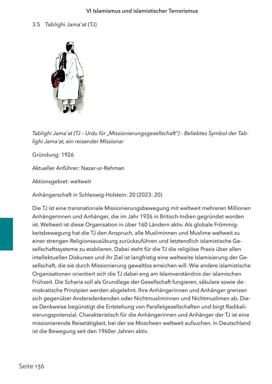 Seite 153 des Verfassungsschutzbericht 2024 Schleswig-Holstein