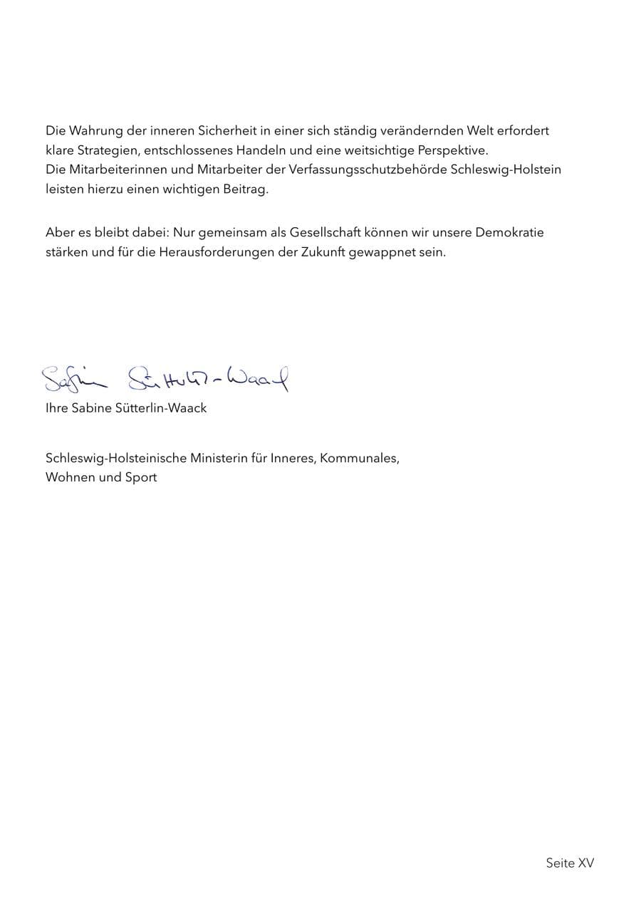 Seite 17 des Verfassungsschutzbericht 2024 Schleswig-Holstein