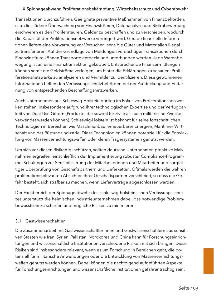 Seite 210 des Verfassungsschutzbericht 2024 Schleswig-Holstein