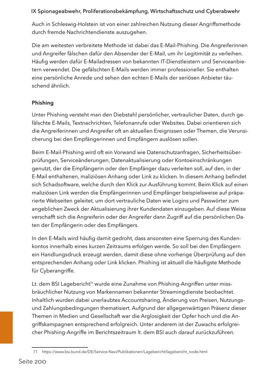 Seite 217 des Verfassungsschutzbericht 2024 Schleswig-Holstein