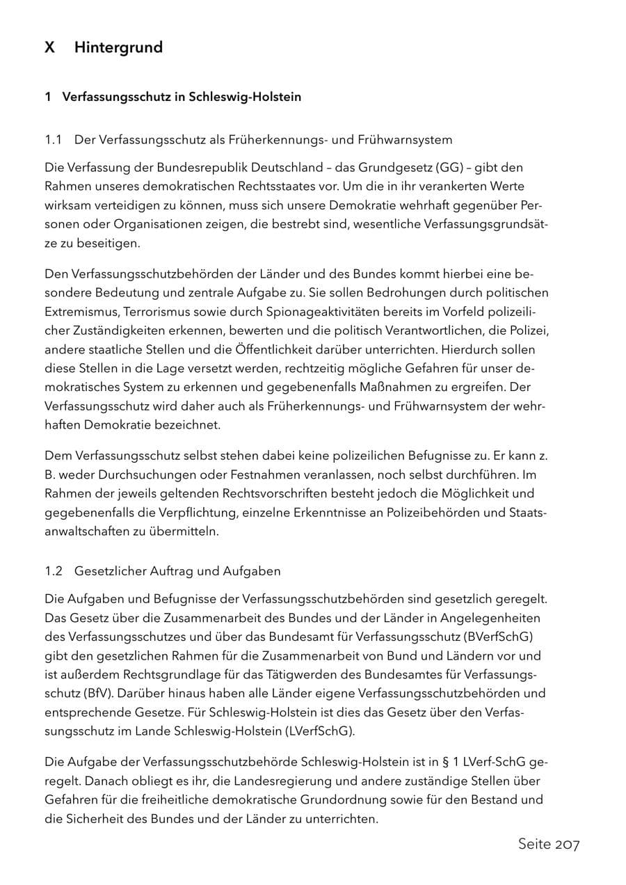 Seite 224 des Verfassungsschutzbericht 2024 Schleswig-Holstein