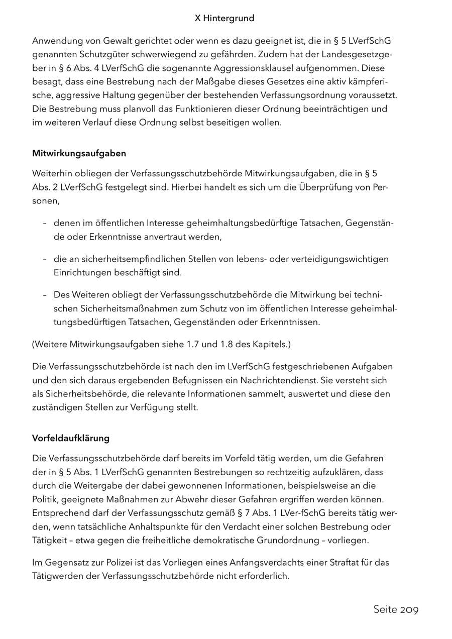 Seite 226 des Verfassungsschutzbericht 2024 Schleswig-Holstein