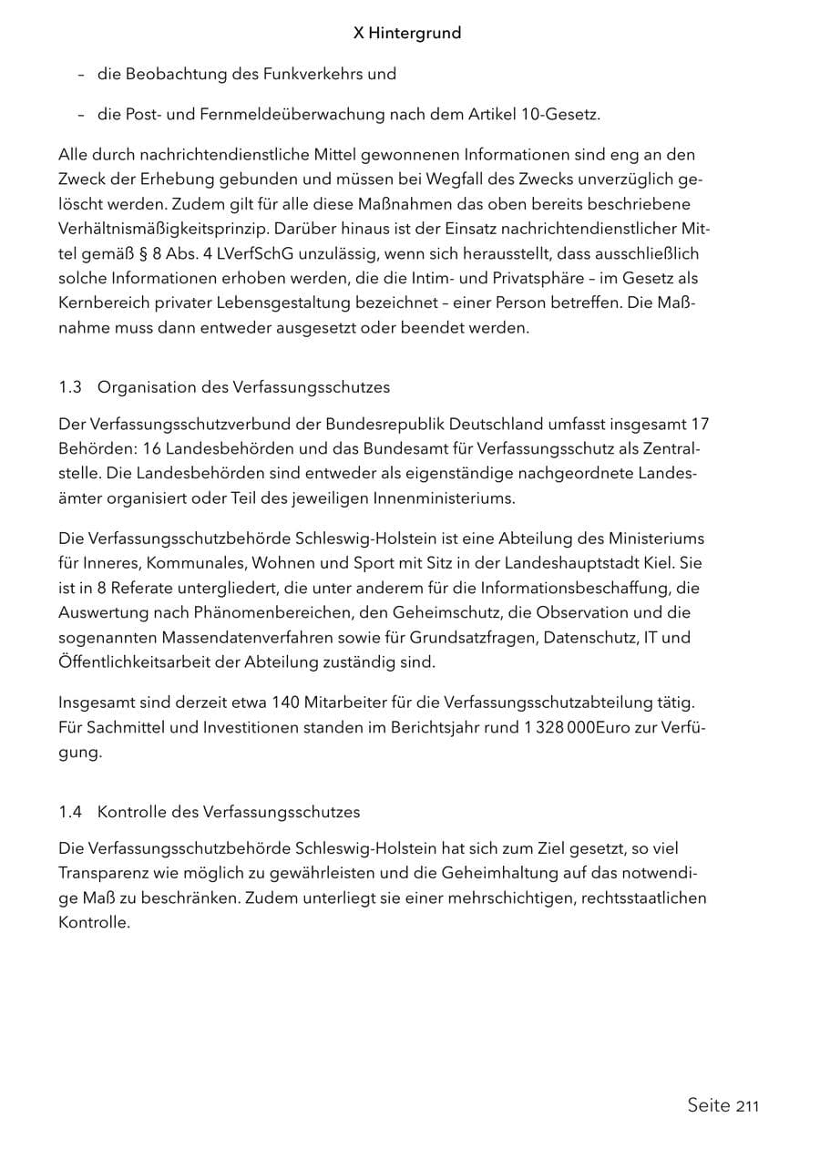 Seite 228 des Verfassungsschutzbericht 2024 Schleswig-Holstein