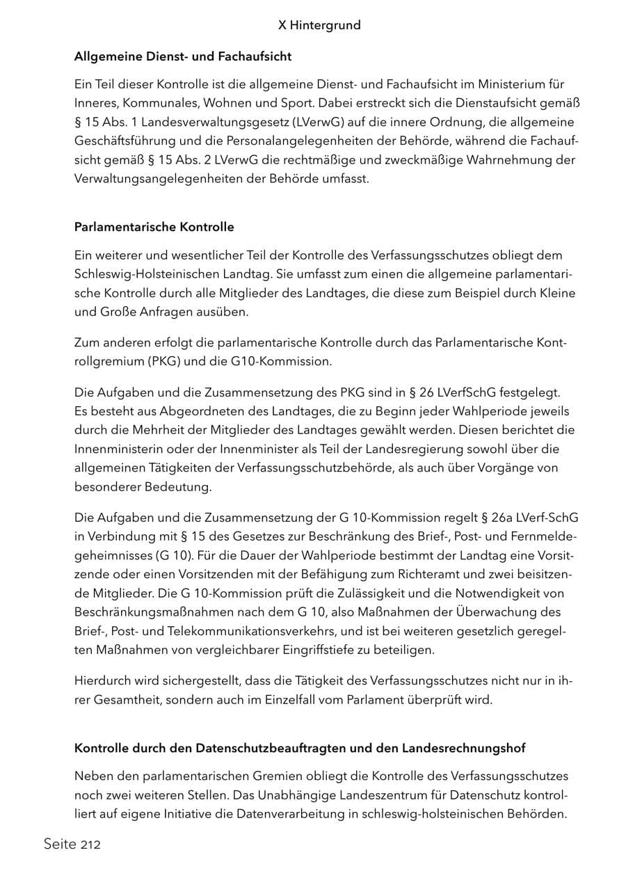 Seite 229 des Verfassungsschutzbericht 2024 Schleswig-Holstein