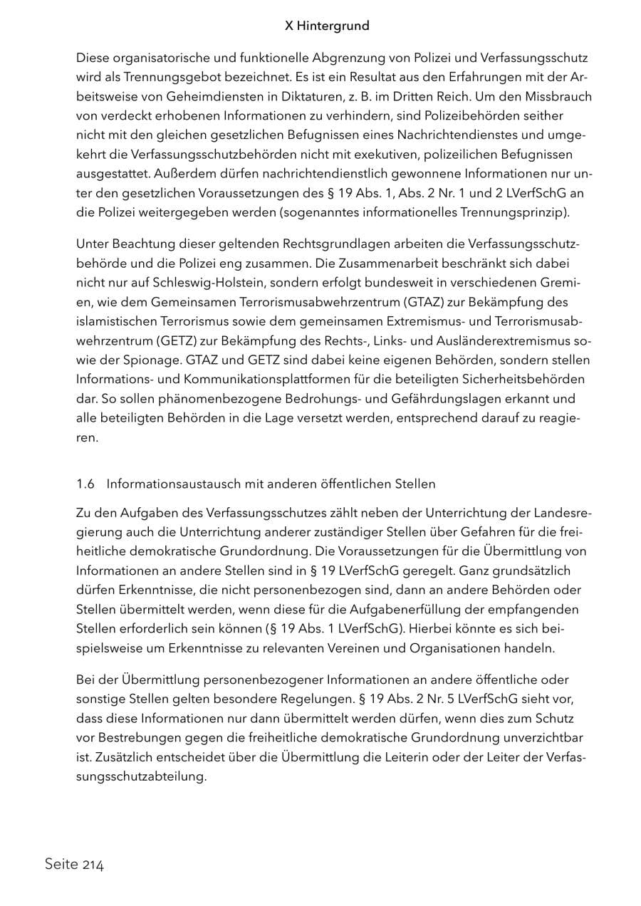 Seite 231 des Verfassungsschutzbericht 2024 Schleswig-Holstein