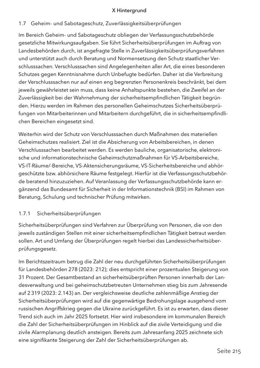 Seite 232 des Verfassungsschutzbericht 2024 Schleswig-Holstein