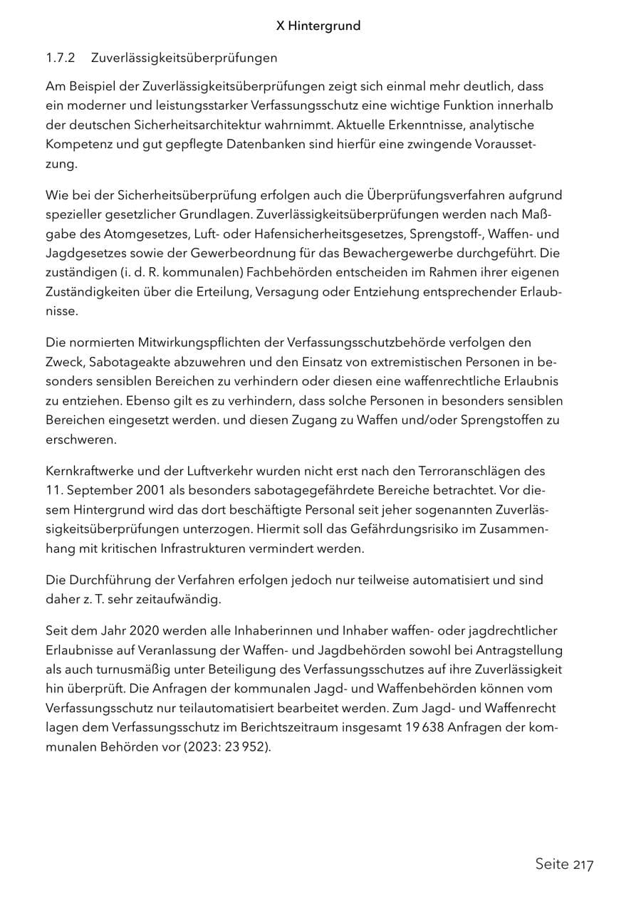 Seite 234 des Verfassungsschutzbericht 2024 Schleswig-Holstein