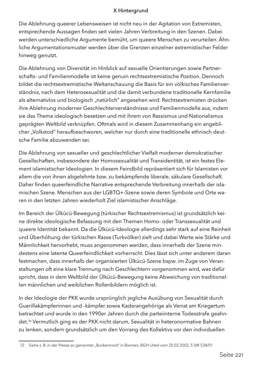 Seite 238 des Verfassungsschutzbericht 2024 Schleswig-Holstein