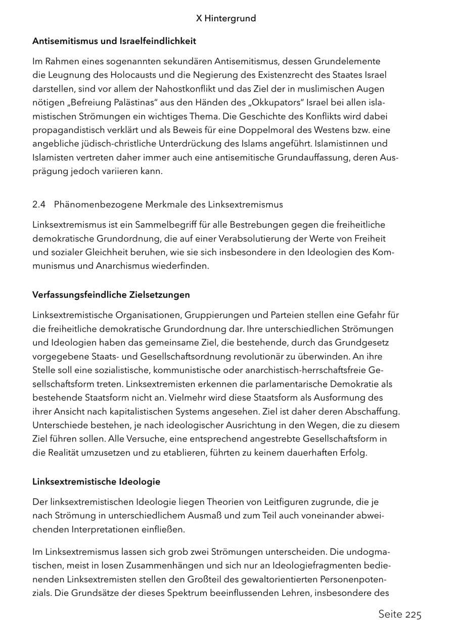 Seite 242 des Verfassungsschutzbericht 2024 Schleswig-Holstein