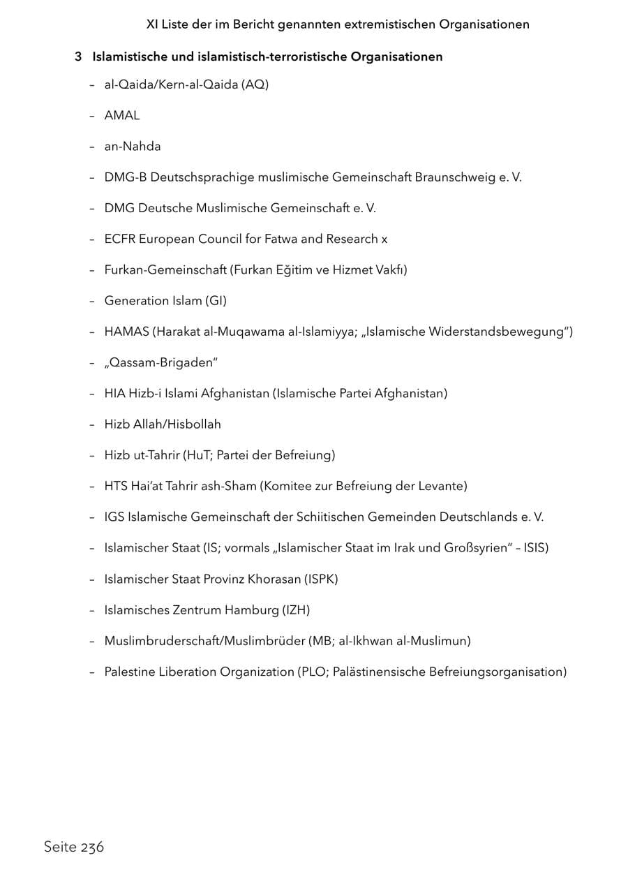 Seite 253 des Verfassungsschutzbericht 2024 Schleswig-Holstein