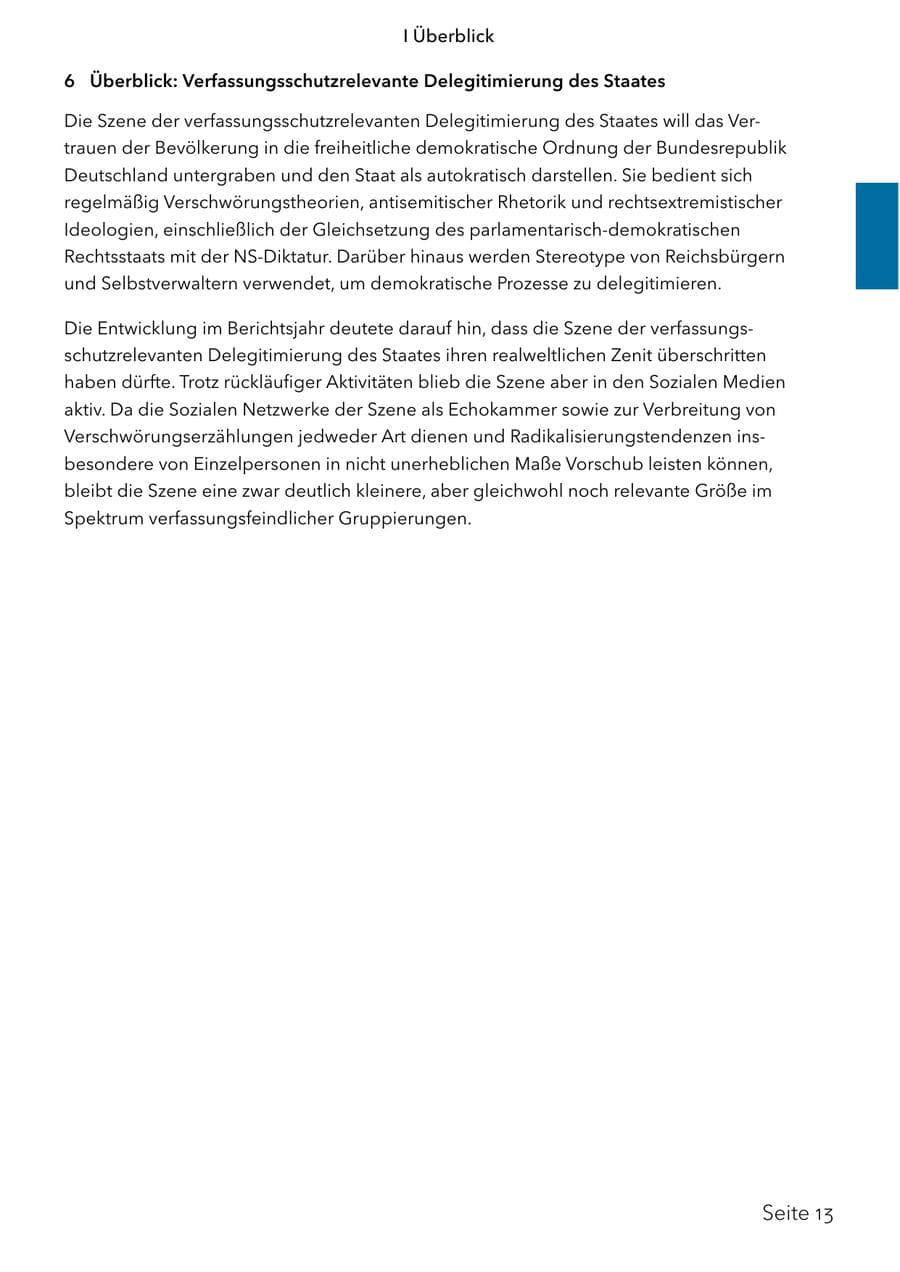 Seite 30 des Verfassungsschutzbericht 2024 Schleswig-Holstein