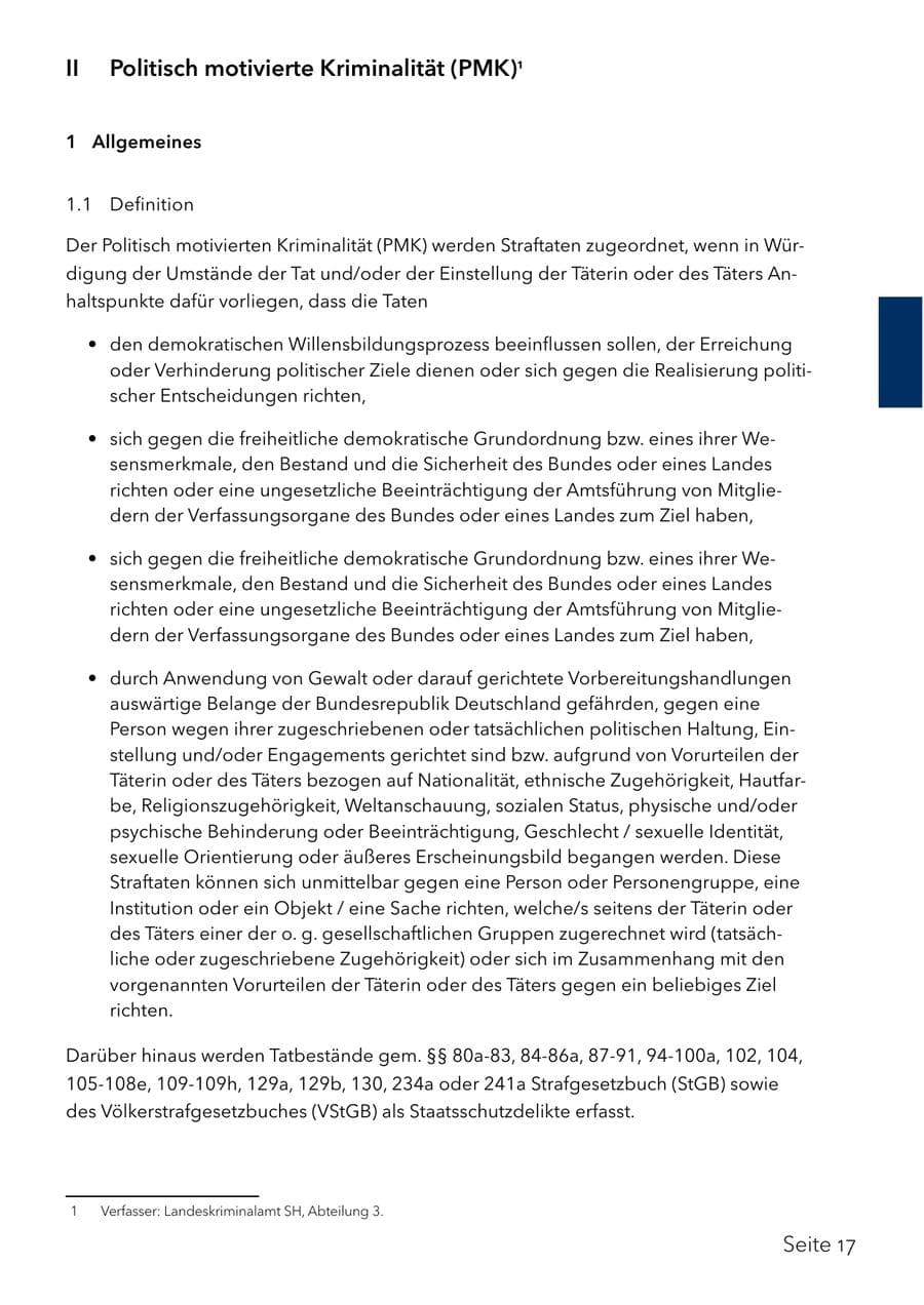 Seite 34 des Verfassungsschutzbericht 2024 Schleswig-Holstein