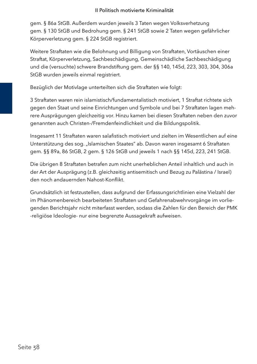 Seite 55 des Verfassungsschutzbericht 2024 Schleswig-Holstein