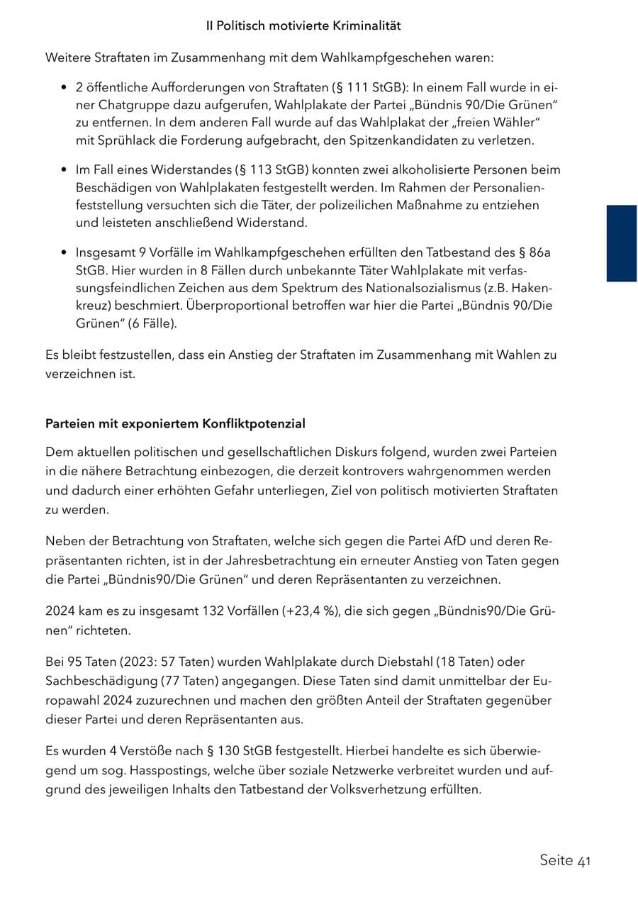 Seite 58 des Verfassungsschutzbericht 2024 Schleswig-Holstein