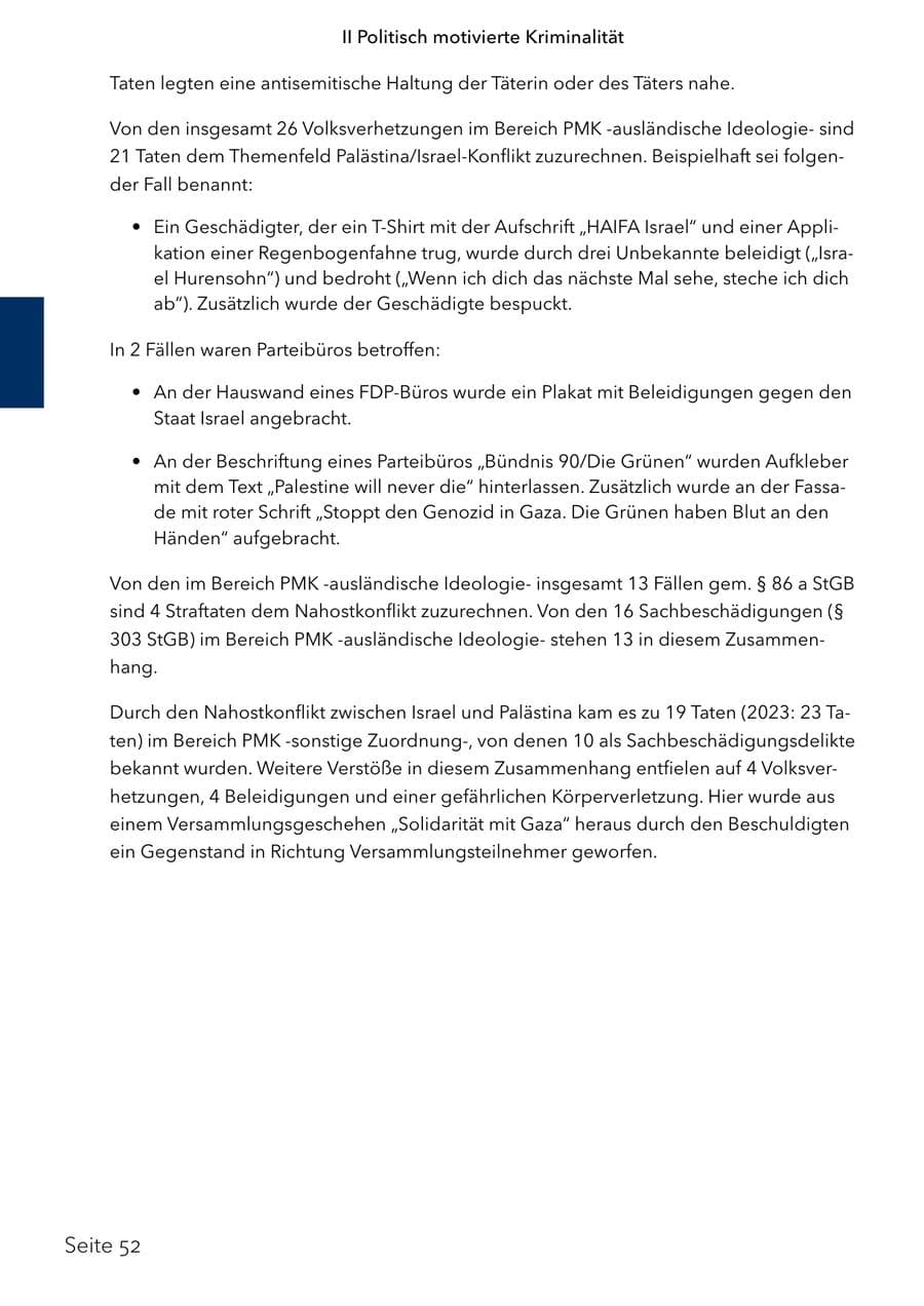 Seite 69 des Verfassungsschutzbericht 2024 Schleswig-Holstein