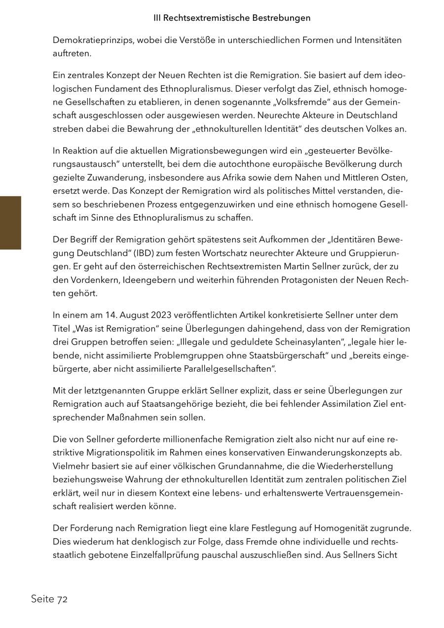 Seite 89 des Verfassungsschutzbericht 2024 Schleswig-Holstein