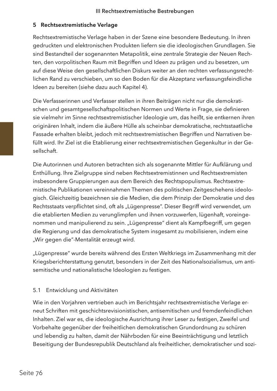 Seite 93 des Verfassungsschutzbericht 2024 Schleswig-Holstein