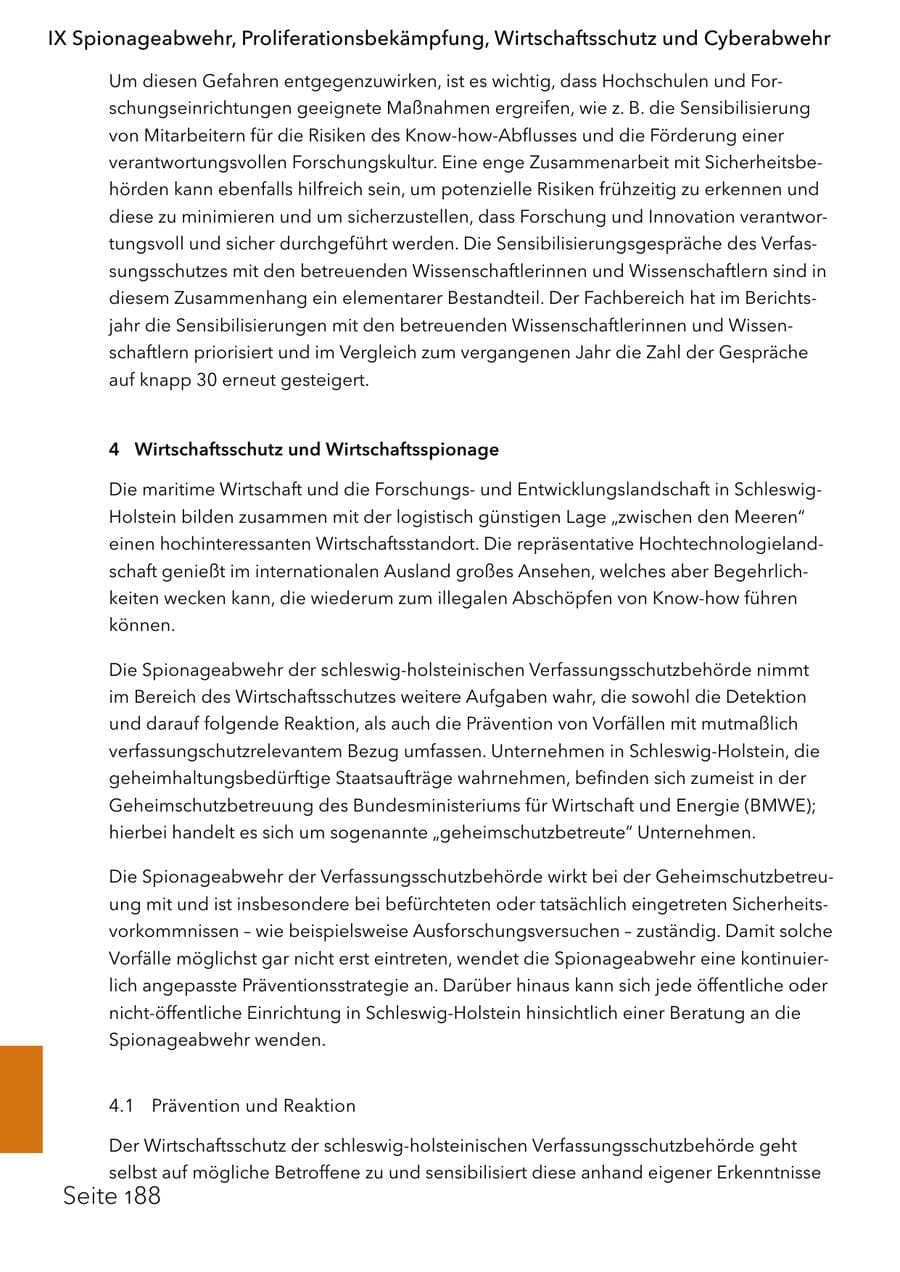 Seite 204 des Verfassungsschutzbericht 2025 Schleswig-Holstein