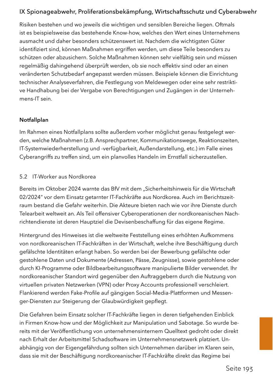 Seite 209 des Verfassungsschutzbericht 2025 Schleswig-Holstein