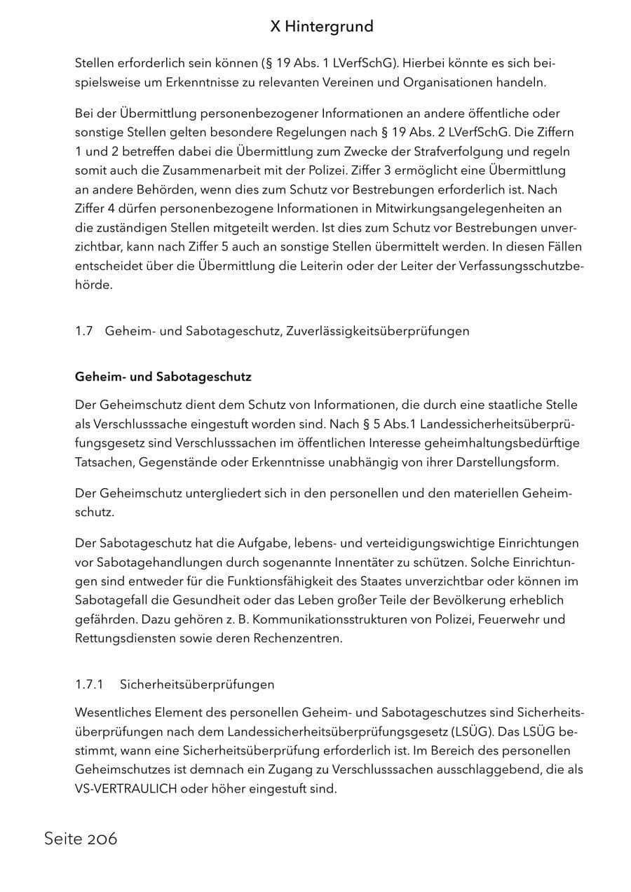 Seite 222 des Verfassungsschutzbericht 2025 Schleswig-Holstein