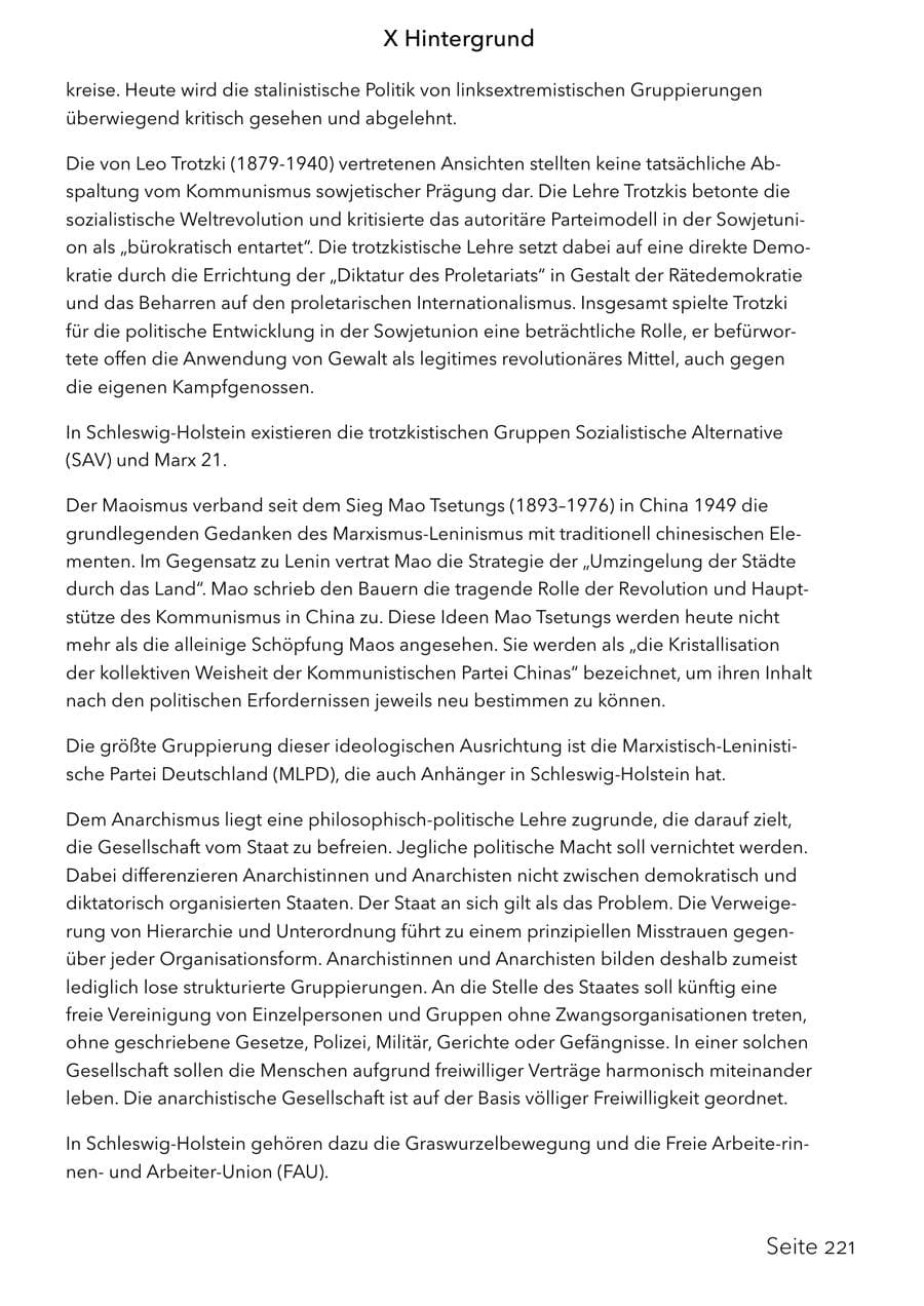 Seite 237 des Verfassungsschutzbericht 2025 Schleswig-Holstein
