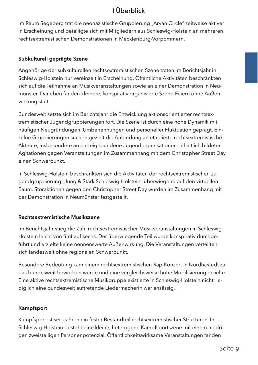 Seite 25 des Verfassungsschutzbericht 2025 Schleswig-Holstein