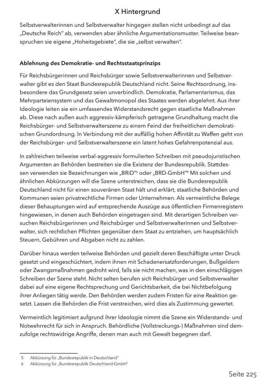 Seite 241 des Verfassungsschutzbericht 2025 Schleswig-Holstein