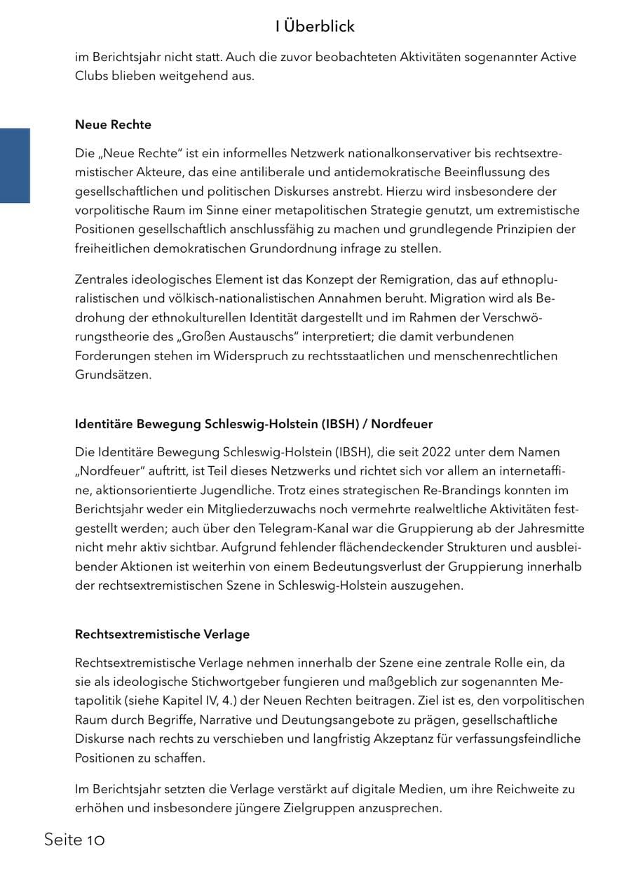 Seite 26 des Verfassungsschutzbericht 2025 Schleswig-Holstein