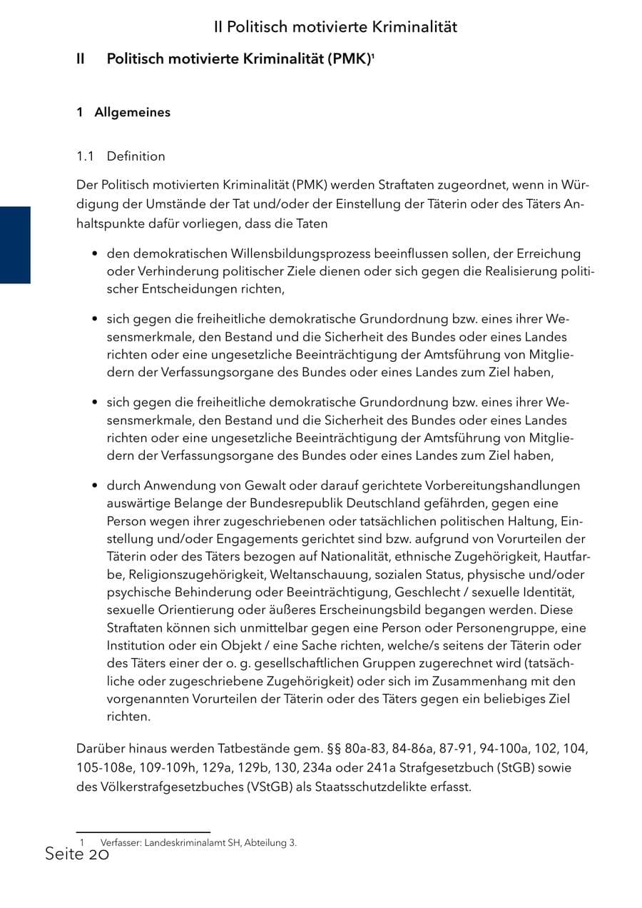 Seite 36 des Verfassungsschutzbericht 2025 Schleswig-Holstein