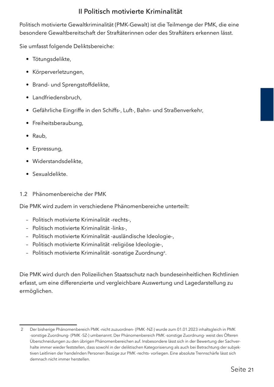 Seite 37 des Verfassungsschutzbericht 2025 Schleswig-Holstein