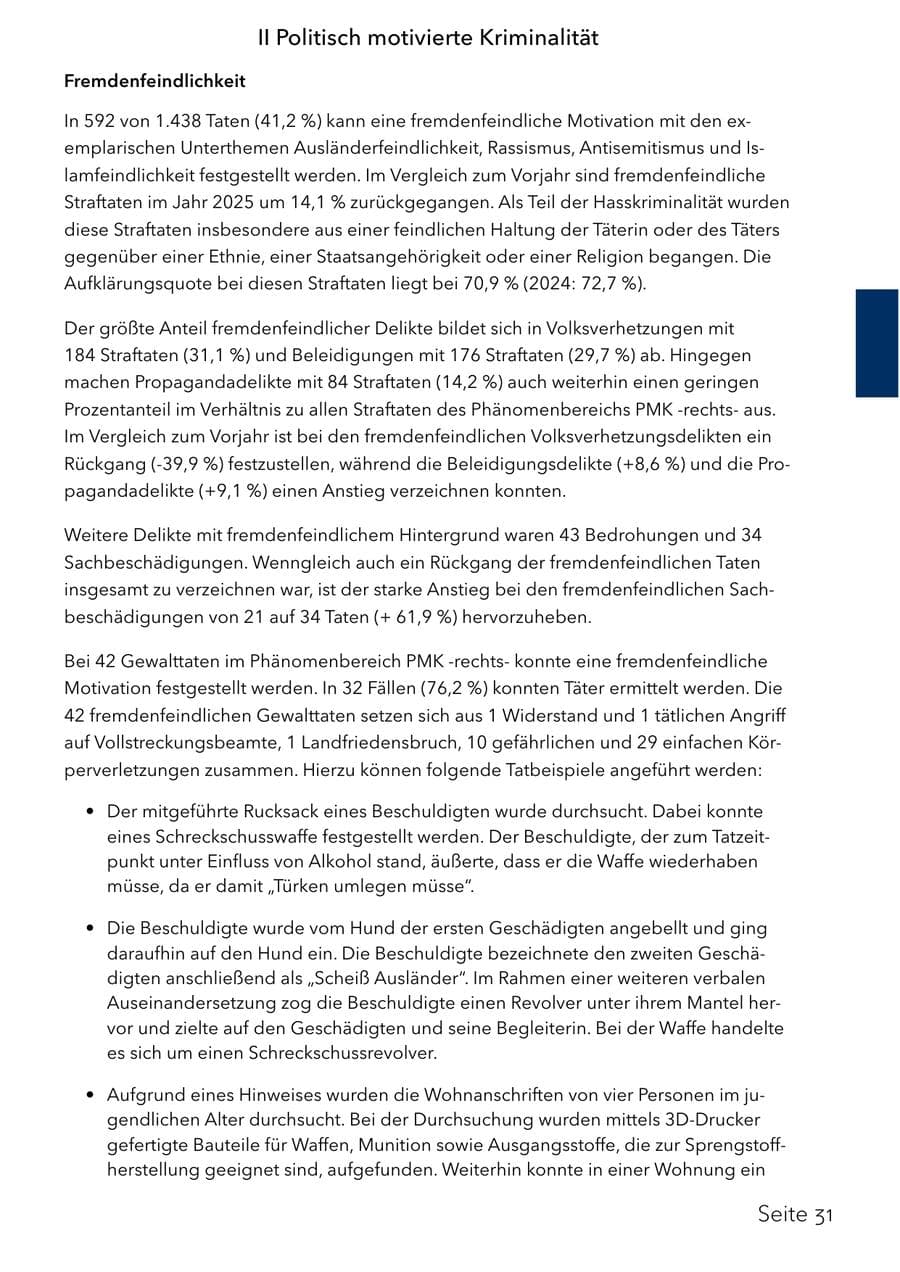 Seite 47 des Verfassungsschutzbericht 2025 Schleswig-Holstein