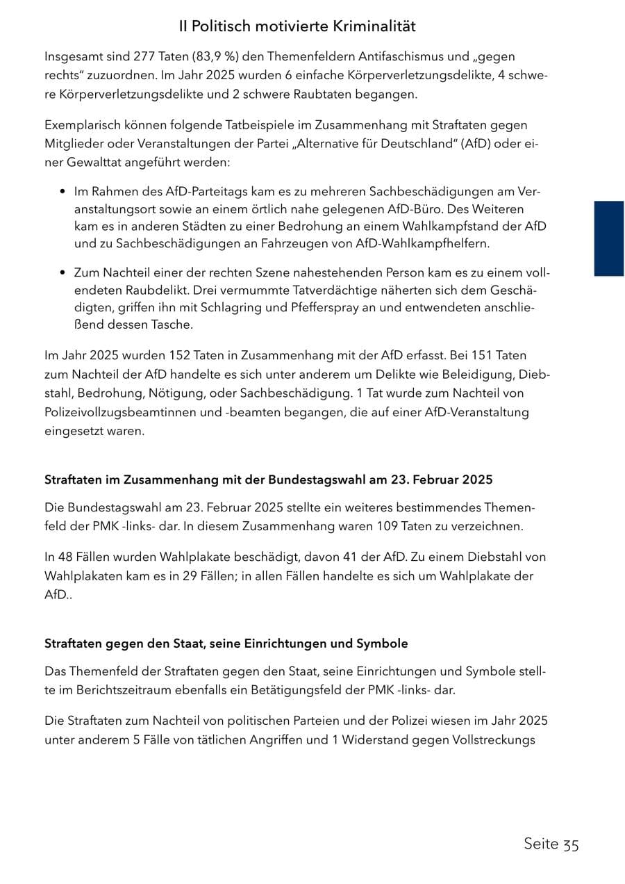 Seite 51 des Verfassungsschutzbericht 2025 Schleswig-Holstein