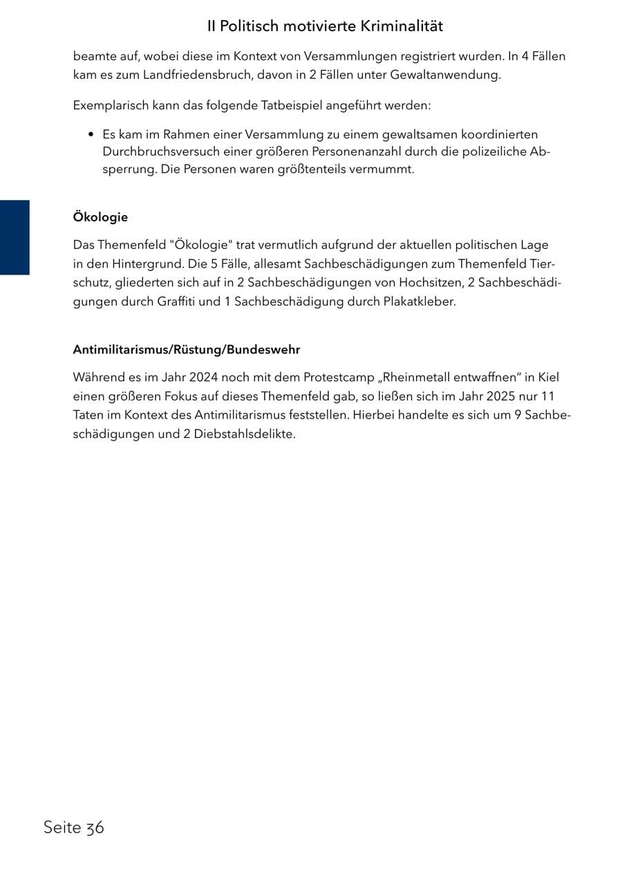 Seite 52 des Verfassungsschutzbericht 2025 Schleswig-Holstein